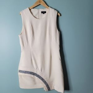 Maac London Figure Dress Light Pink Bling Size 10 Flawed